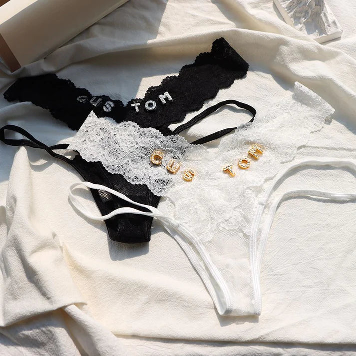 French Lace Custom Thong