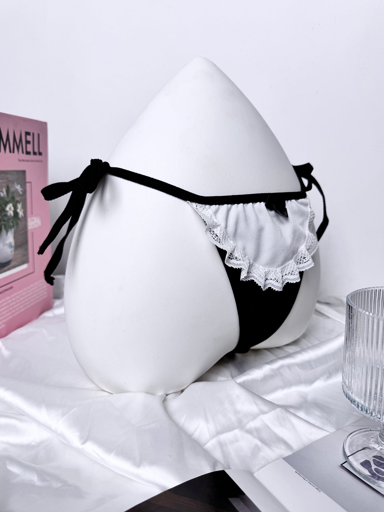 Absolute Obedience Lace Maid Custom Thong T057