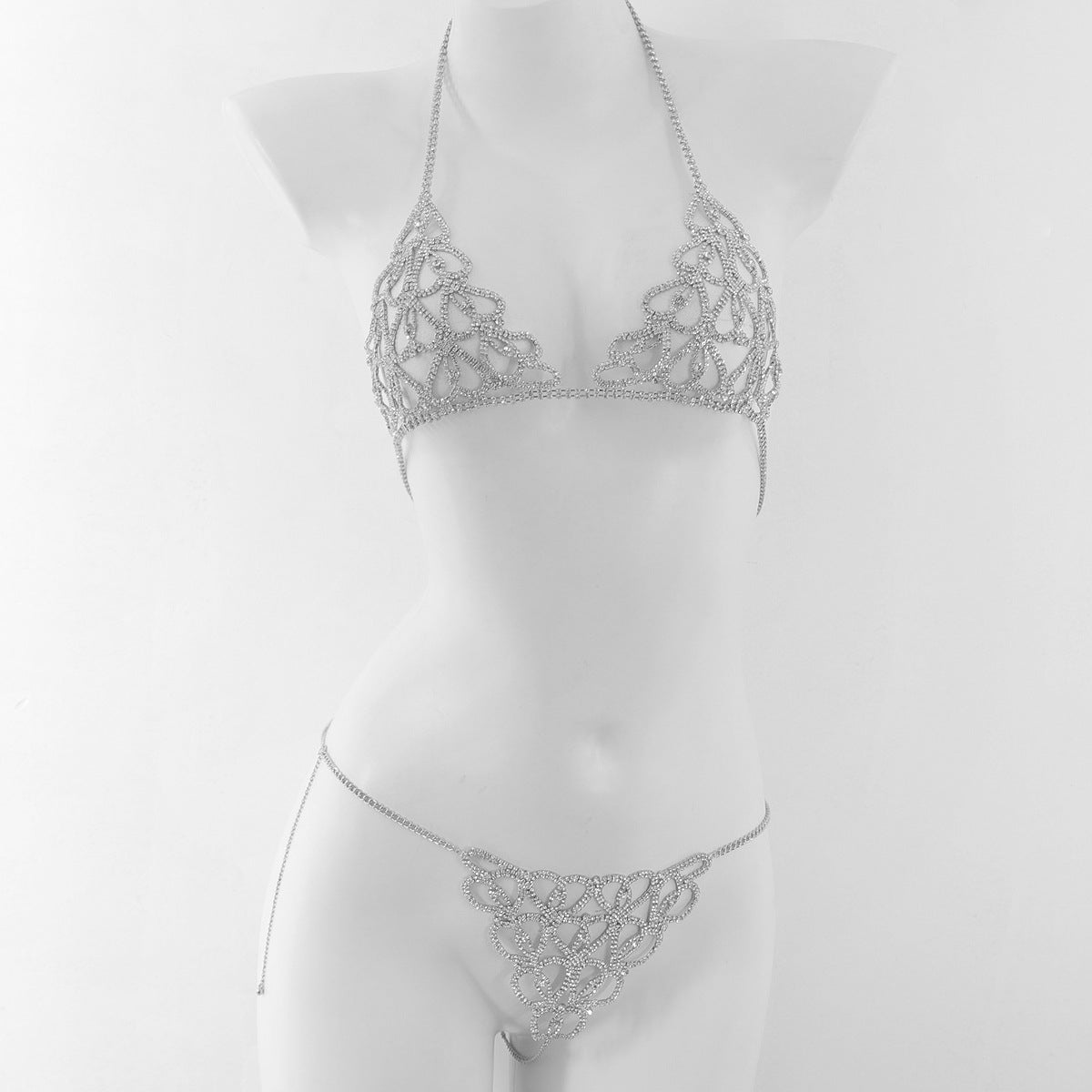Fashionable rhinestone chain sexy body chain