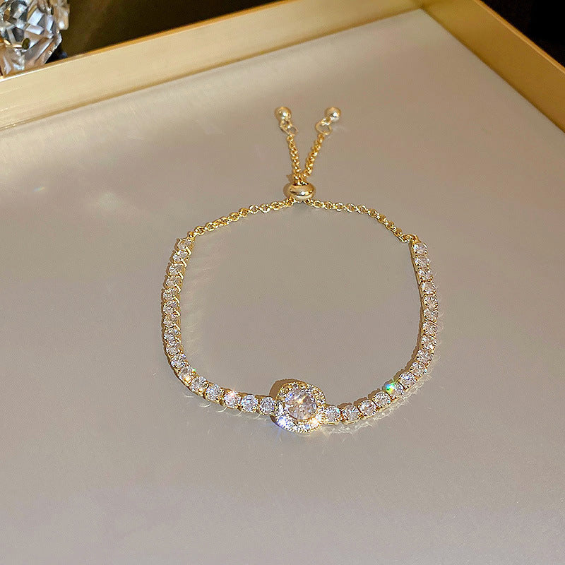 Diamond Charm Bracelet