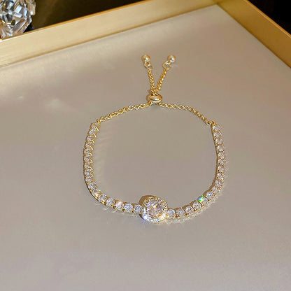 Diamond Charm Bracelet