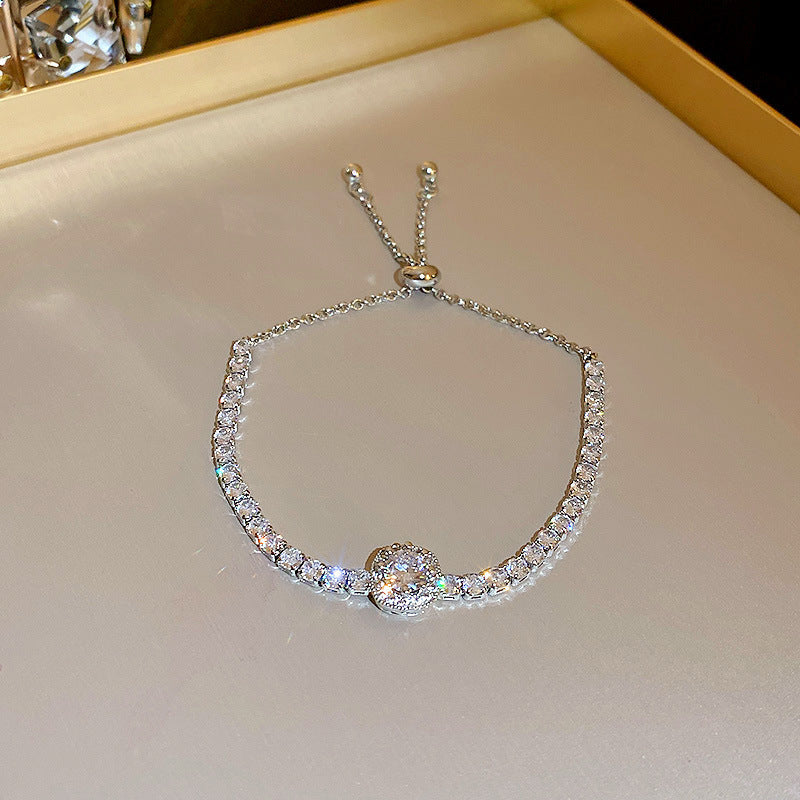 Diamond Charm Bracelet