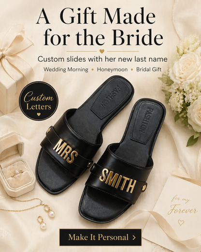 Custom Metal Letter Slides for Women