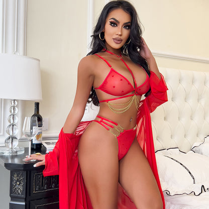 Dream Goddess Customizable Lace Letter Lingerie Set