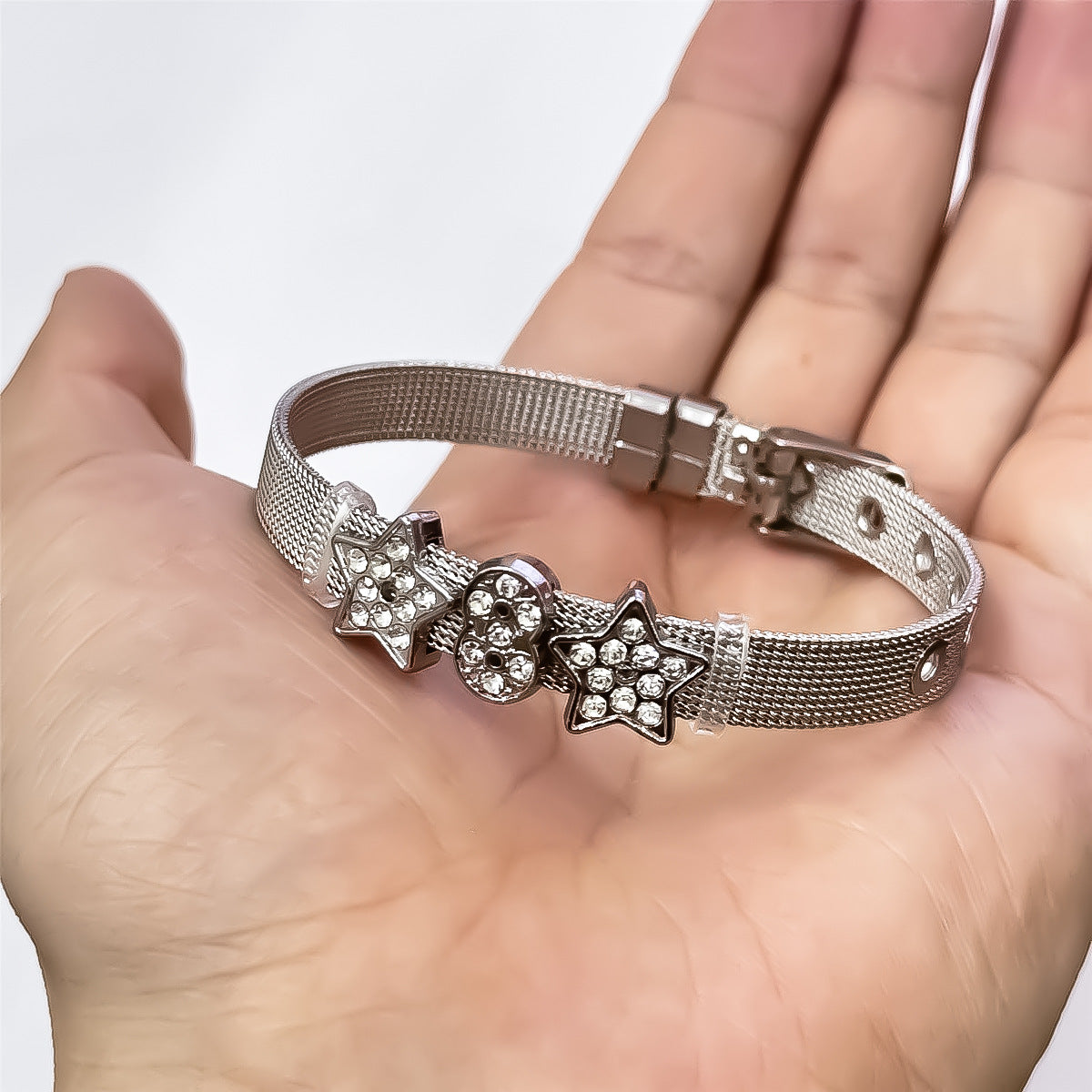 Couples’ Custom Letter Wristband