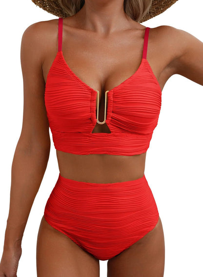 Sculpt Allure High-Waist Bikini Set 🖤