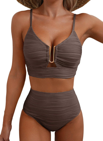 Sculpt Allure High-Waist Bikini Set 🖤