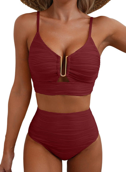 Sculpt Allure High-Waist Bikini Set 🖤