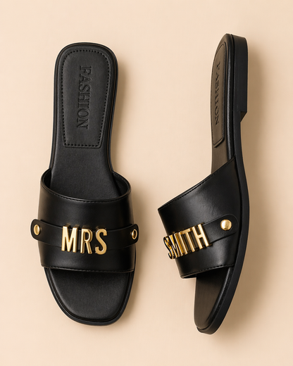 Custom Metal Letter Slides for Women